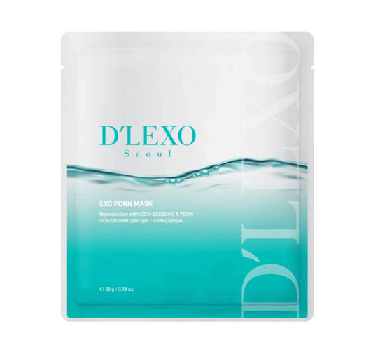 D'Lexo EXO PDRN Mask packaging on a white background